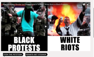 Black Protests vs White Riots