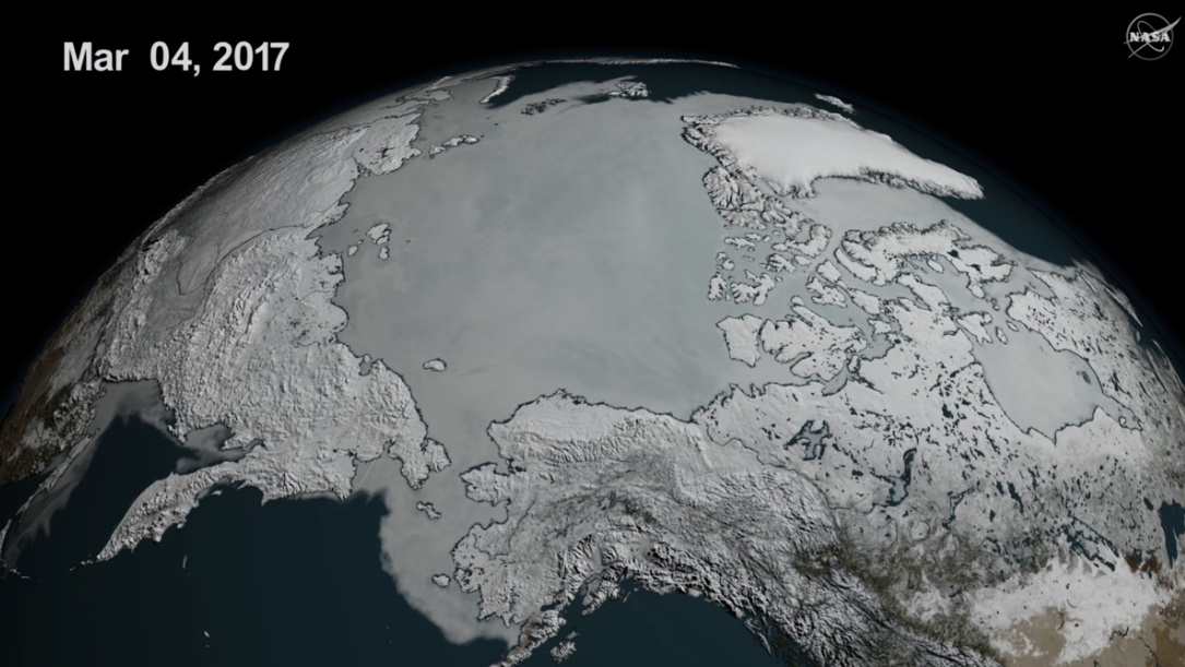 Record low sea ice at both poles