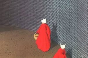 Real-life handmaids are joining the anti-Trump resistance