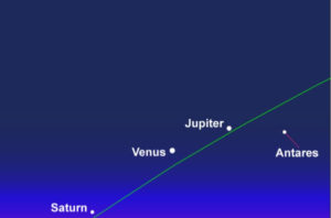 Will you catch the moon and Saturn before sunrise February 2?