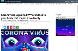 Coronavirus Explained: What it does to your body that makes it so deadly | Human World | EarthSky