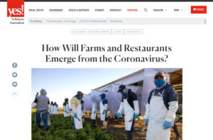 How Will Farms and Restaurants Emerge from the Coronavirus?