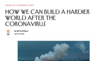 How We Can Build a Hardier World After the Coronavirus