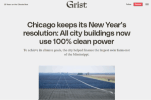 All Chicago's city buildings now use 100% clean power | Grist