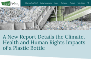 The Impacts of a Plastic Bottle – FoodPrint
