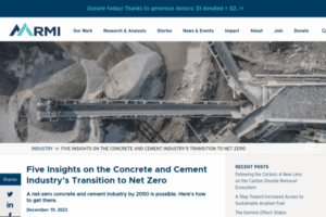Five Insights on the Concrete and Cement Industry’s Transition to Net Zero – RMI