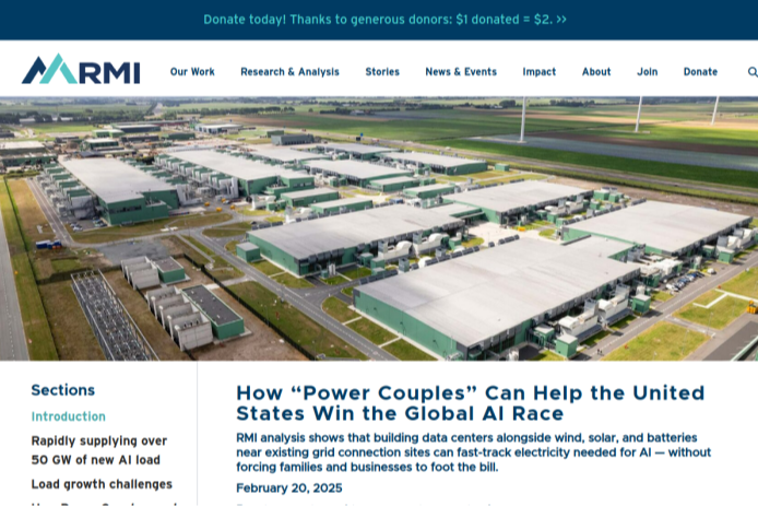 How “Power Couples” Can Help the United States Win the Global AI Race – RMI