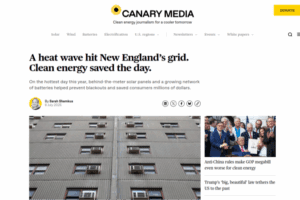 A heat wave hit New England’s grid. Clean energy saved the day.