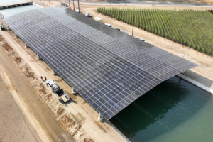 California canal solar project reduces evaporation and generates power | The Optimist Daily