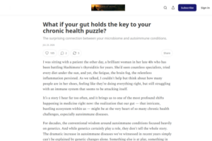 What if your gut holds the key to your chronic health puzzle?
