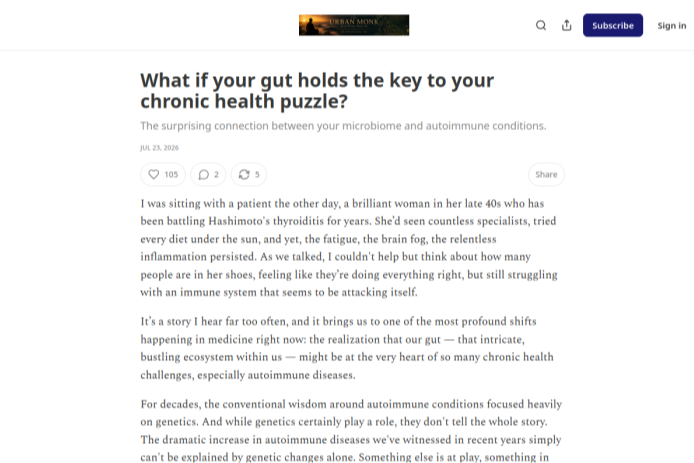 What if your gut holds the key to your chronic health puzzle?