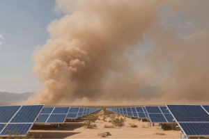 Solar panels have (another) surprising side effect: Stopping dust storms in their tracks